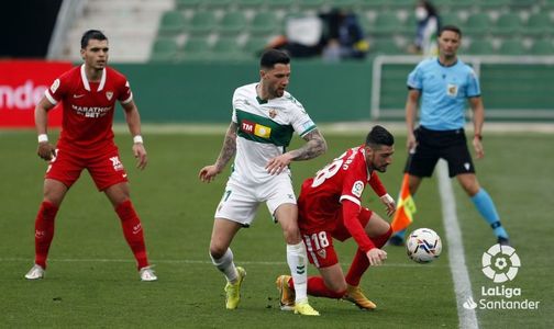 FC Sevilla, învinsă de Elche în LaLiga, scor 2-1