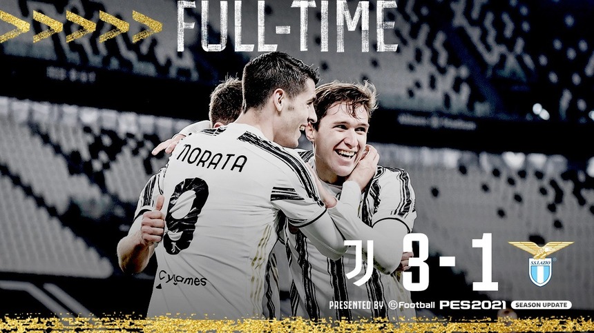 Juventus – Lazio Roma, scor 3-1, în Serie A. Torinezii au revenit de la 0-1