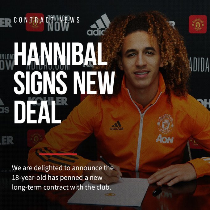 Hannibal Mejbri (18 ani) a semnat un contract de "lungă durată" cu Manchester United