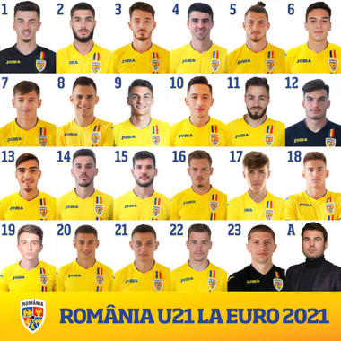 Tricolorii "mici" şi-au ales numerele pentru CE: Moruţan va evolua cu 10/Drăguşin cu 5