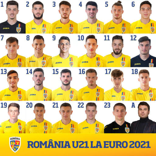 Tricolorii "mici" şi-au ales numerele pentru CE: Moruţan va evolua cu 10/Drăguşin cu 5