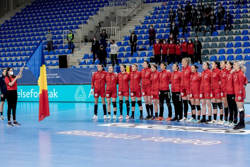 Naţionala de handbal feminin joacă astăzi cu Muntenegru, meci decisiv pentru calificarea la Jocurile Olimpice