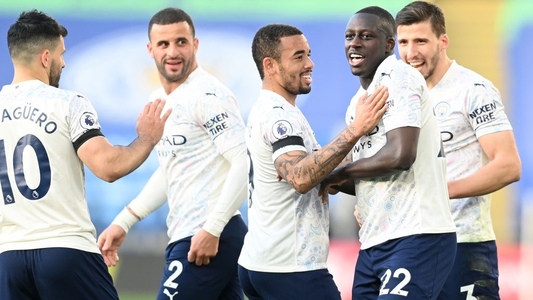 Manchester City, victorie în deplasare cu Leicester City: scor 2-0