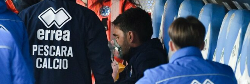 Emoţii la meciul Brescia – Pescara, din Serie B: antrenorul oaspeţilor s-a prăbuşit şi şi-a pierdut cunoştinţa