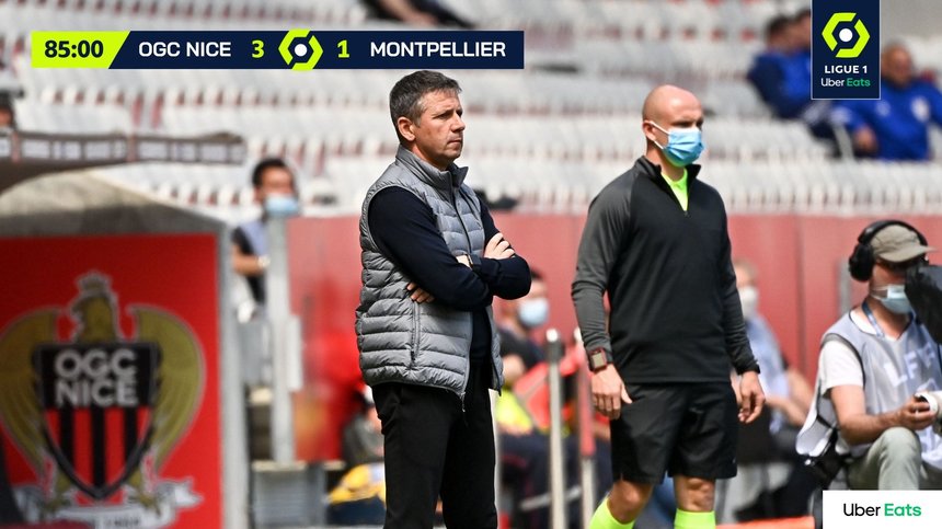 Victorie pentru Ursea în Ligue 1: Nice – Montpellier, scor 3-1, cu revenire de la 0-1