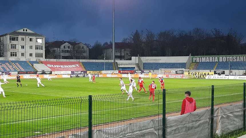 FC Botoşani a învins Academica Clinceni, scor 2-1, în Liga 1