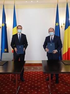 Aurescu şi Covaliu au semnat Protocolul de colaborare între MAE şi COSR privind participarea României la Jocurile Olimpice
