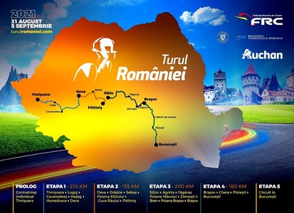 Turul României 2021 va avea loc în perioada 31 august - 5 septembrie şi va debuta la Timişoara
