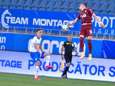 CFR Cluj a învins în deplasare Universitatea Craiova, scor 3-1, şi are patru puncte avans faţă de a doua clasată, FCSB