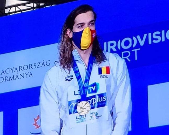 Performanţă extraordinară pentru România: Robert Glinţă - campion european în proba de 100 de metri spate