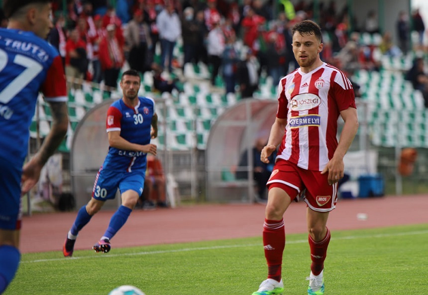 Sepsi OSK - FC Botoşani, scor 1-0, în ultimul meci al play-off-ului Ligii I, ediţia 2020/2021. Golul a fost marcat în minutul 90
