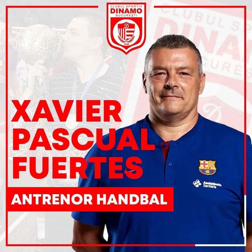 Xavi Pascual este noul antrenor al echipei de handbal Dinamo