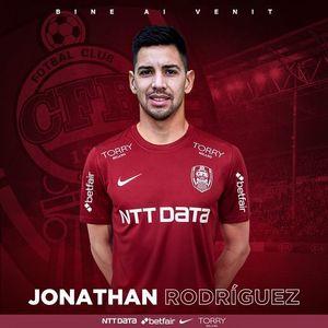 CFR Cluj anunţă transferul mijlocaşului Jonathan Rodríguez