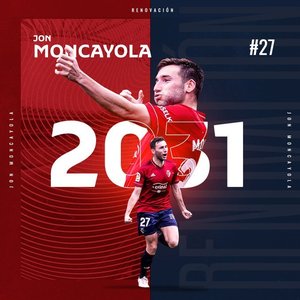 Tânărul jucător Jon Moncaloya şi-a prelungit contractul cu Osasuna pe zece sezoane
