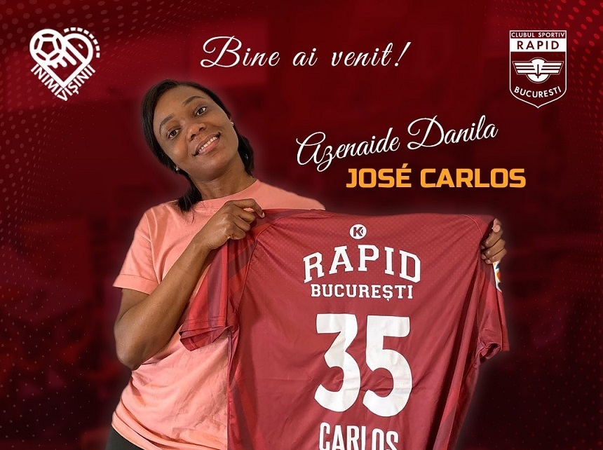 Handbal feminin: Angoleza Azenaide Danila Jose Carlos la Rapid