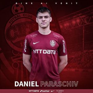 CFR Cluj l-a transferat pe atacantul Daniel Paraschiv