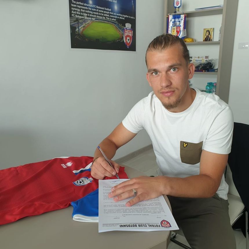 Belgianul Martin Christophe Remacle a semnat cu FC Botoşani