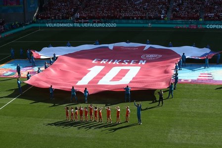 Jucătorii naţionalei Danemarcei, emoţionaţi de vizita lui Eriksen: Era exact ce ne trebuia