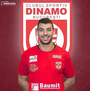 Handbalistul egiptean Ahmed Khairy, la Dinamo