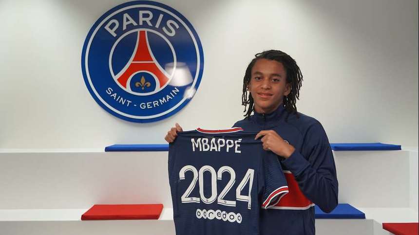 Ethan Mbappe, fratele lui Kylian, a semnat un contract pe trei ani cu PSG