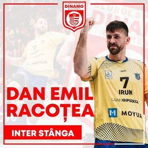 Handbal: Interul Dan Racoţea a semnat cu campioana Dinamo Bucureşti