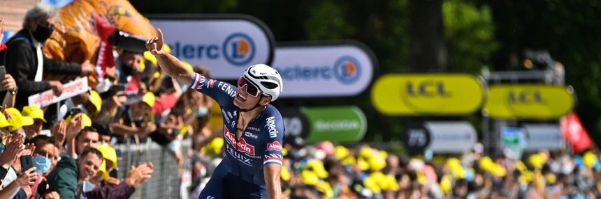 Mathieu van der Poel a câştigat etapa a doua a Turului Franţei