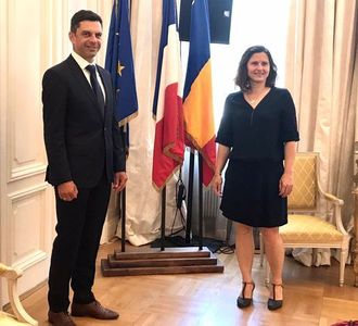 Ministrul Novak s-a întâlnit cu Roxana Mărăcineanu:  A venit aici să încurajeaze atât echipa naţională de fotbal a Franţei, cât şi echipa de strategie a sportului românesc