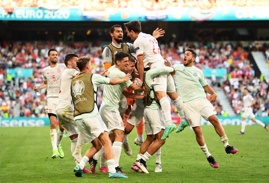 Spania, în sferturile Euro-2020, după un meci spectaculos cu Croaţia, scor 5-3, după prelungiri. Spaniolii au condus cu 3-1, dar au fost egalaţi în minutul 90+2