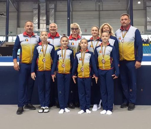 Trei medalii la Flanders International Team Challenge pentru gimnaste pregătite prin proiectul antrenorilor Bellu-Bitang