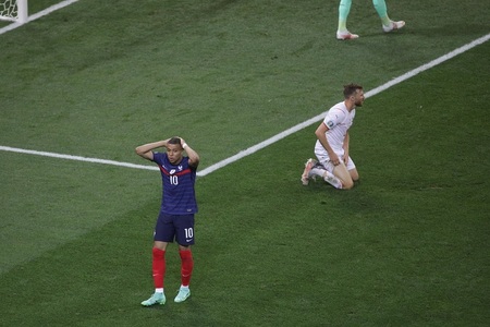Euro-2020: Franţa, campioana mondială, eliminată în optimi la loviturile de departajare de Elveţia. Mbappe a ratat penaltiul decisiv. A fost ultimul meci găzduit de Arena Naţională - FOTO