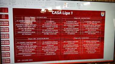 UPDATE: S-a stabilit programul noului sezon din Liga I; duel Şumudică - Mutu în prima etapă / Programul etapelor din tur / Datele de disputare
