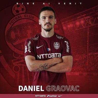 CFR Cluj l-a achiziţionat pe Daniel Graovac