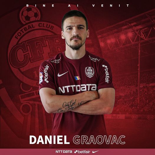 CFR Cluj l-a achiziţionat pe Daniel Graovac