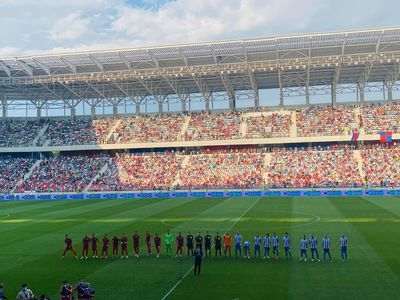 CSA Steaua - OFK Belgrad, scor 6-0, în meciul de inaugurare a Stadionului Steaua