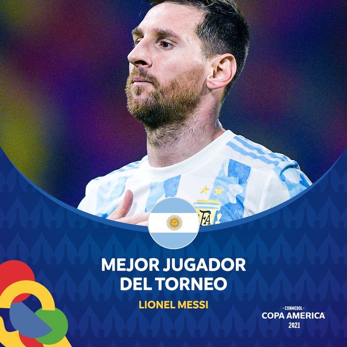 Lionel Messi a fost desemnat cel mai bun jucător de la Copa America