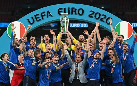 Italia a luat premiul maxim după Euro-2020