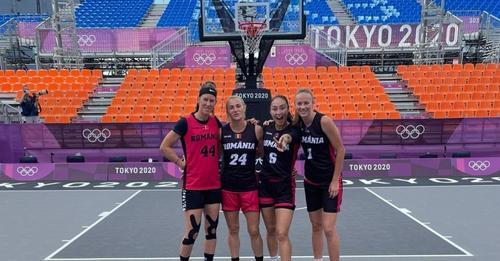 JO, baschet 3x3: România - Japonia, scor 8-20, în al doilea meci din competiţie