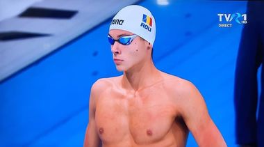 David Popovici: Faptul că am fost la două sutimi de o medalie îmi arată cât de strălucitor este viitorul