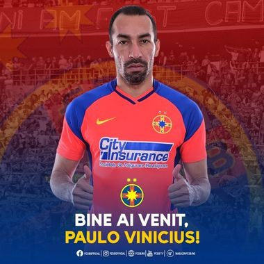 Vinicius a fost prezentat de FCSB: Vreau al cincilea titlu consecutiv