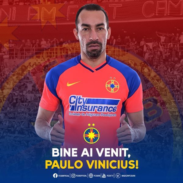 Vinicius a fost prezentat de FCSB: Vreau al cincilea titlu consecutiv
