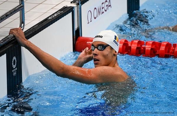 JO, nataţie: David Popovici, locul 7 la 100 metri liber