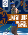 Elina Svitolina, medaliată cu bronz în concursul de tenis de la JO