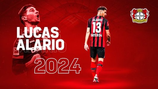 Lucas Alario şi-a prelungit contractul cu Bayer Leverkusen