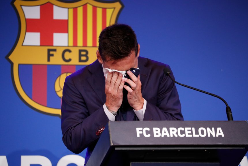 UPDATE - Messi, în lacrimi la conferinţa de presă de despărţire de FC Barcelona: Toată viaţa mea a fost aici