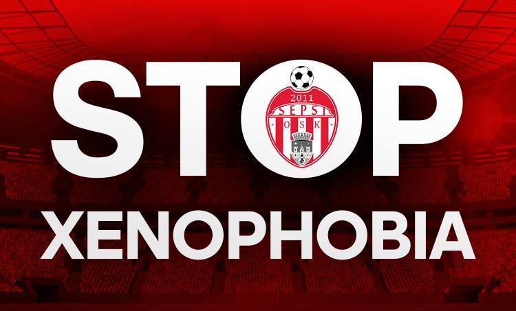 Sepsi: Cerem Federaţiei Române de Fotbal şi Ligii Profesioniste de Fotbal să analizeze scandările xenofobe de la meciul cu Farul şi să ia măsurile necesare