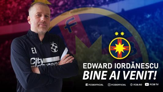 FCSB anunţă că noul antrenor al echipei este Edward Iordănescu. Tehnicianul a condus prima şedinţă de pregătire - VIDEO