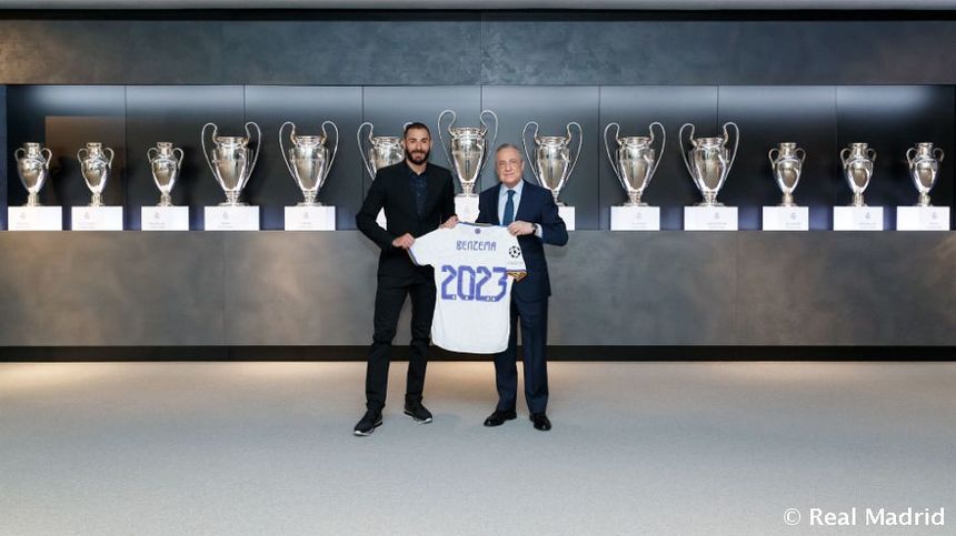 Benzema şi-a prelungit contractul cu Real Madrid