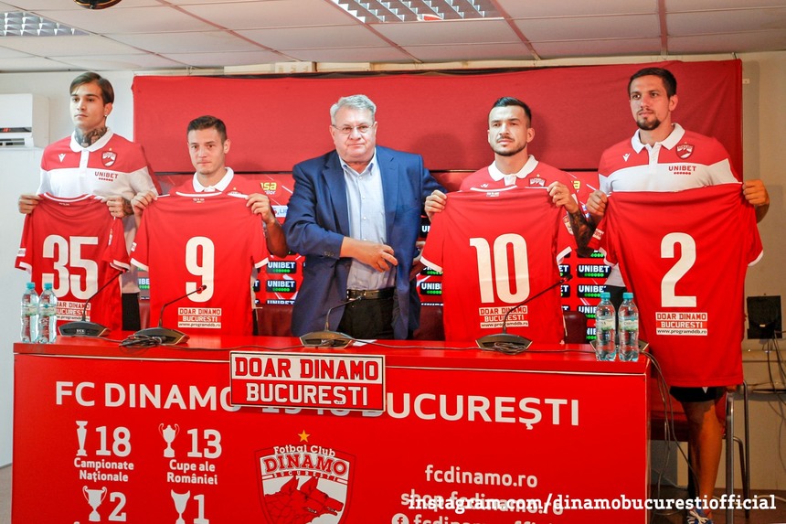 Gabriel Torje şi Cosmin Matei, prezentaţi la Dinamo