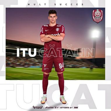 Cătălin Itu, împrumutat de CFR Cluj la Dinamo