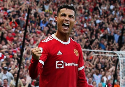 Ronaldo a înscris două goluri pentru Manchester United în primul meci de după revenirea la echipa engleză
